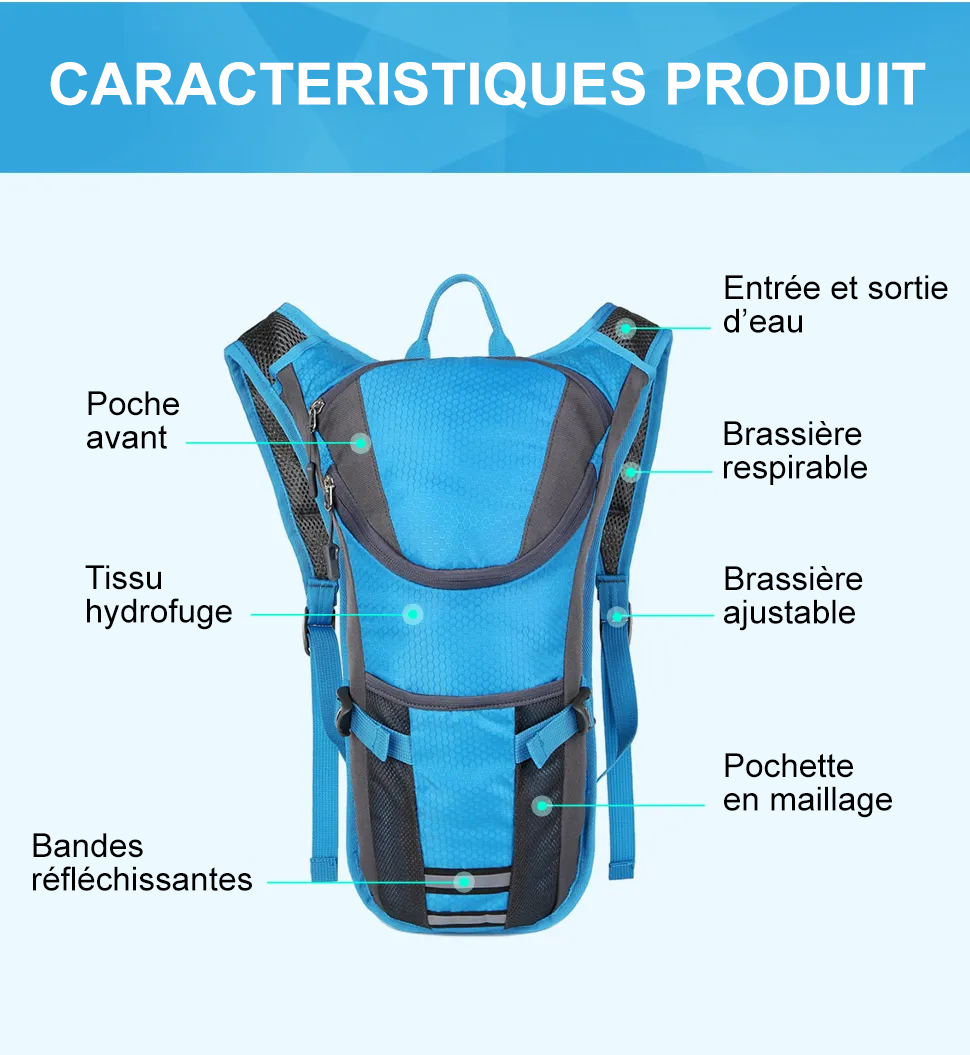 Sac à dos d'hydratation