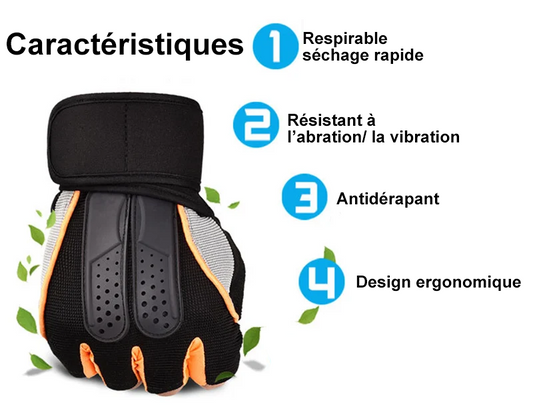 Gants d'entraînement pour fitness