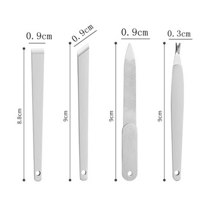 Set de couteaux pédicure 9 pièces