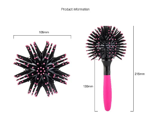 Brosses à cheveux 3D