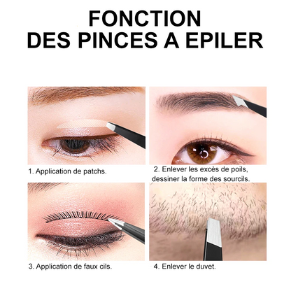 Set de pinces à épiler