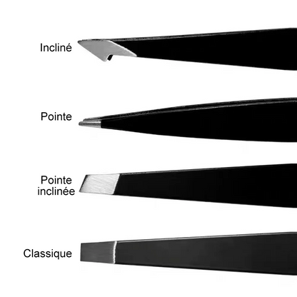 Set de pinces à épiler