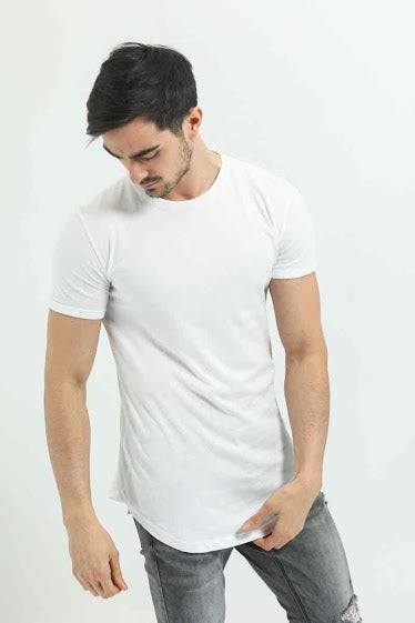 Frilivin T-Shirt The Basic Long White Polar