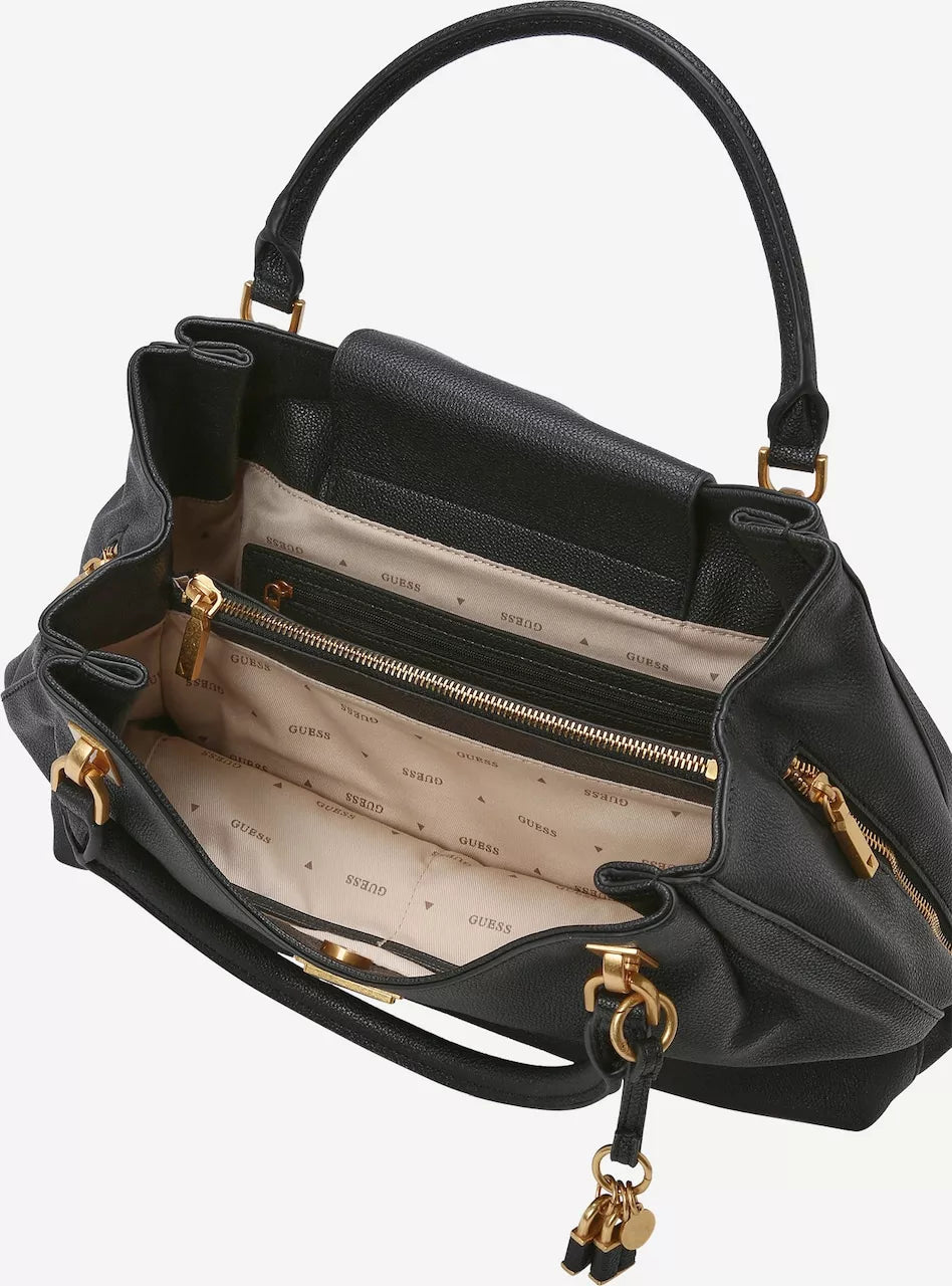 Guess Sac à main souple cosette Black